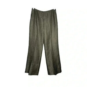 Talbot Vintage Metallic Lined Wool Blend Ankle Pants